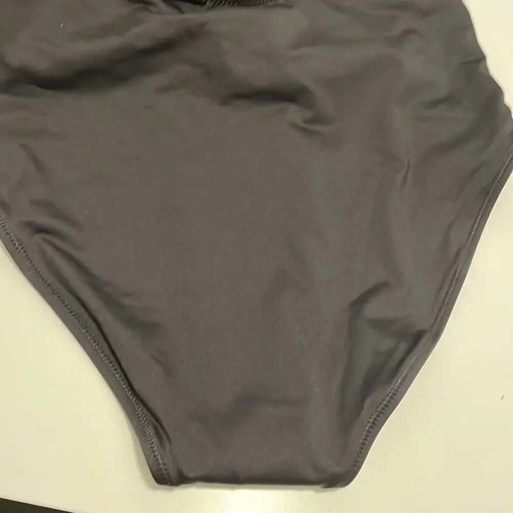 SKIMS Brand NWT Signature Scoop Neck One Piece Swimsuit Black (Onyx) Size 2X